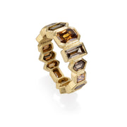 Todd Reed ring in 18k yellow gold, fancy cut diamonds(~3.2ct), Autumn™ brilliant cut diamonds (~.3ct)